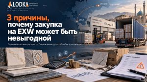 Закупка керамической плитки в Иране на условиях EXW: расходы и риски импорта в Россию