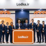 تیم فروش در حال دریافت آموزش برای بهبود عملکرد در نمایشگاه و افزایش تعامل با بازدیدکنندگان است.